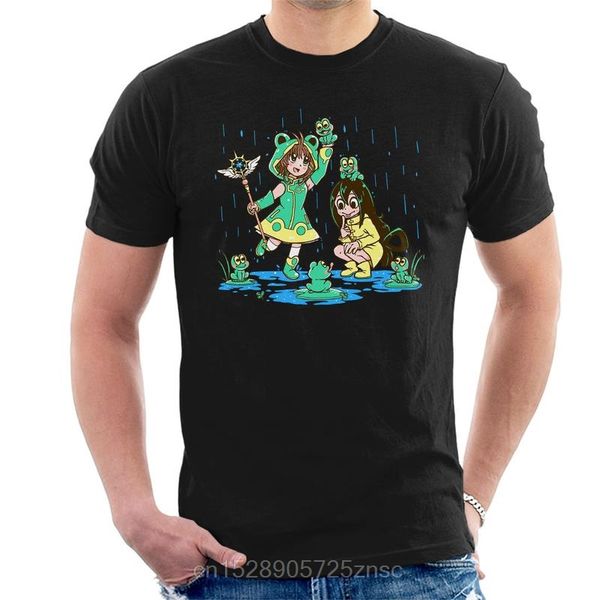 

printed 2020 camiseta frog girls cardcaptor sakura boku no hero men's t-shirt masculina women camiseta