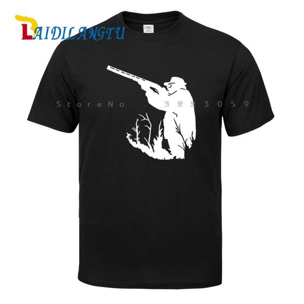 

novelty hunter hunter gift men's t-shirt for men short sleeve o neck cotton casual tee