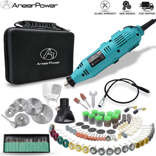 

180w mini electric drill 6variable speed dremel engraver rotary tool polishing machine power tool engraving pen with accessories