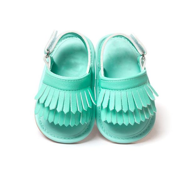

new summer children shoes prewalker pu leather baby shoes girls princess tassel crib without logo
