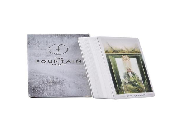 

cards family fountain table guidebook gathering playing the games silver tarot cards gilded party 79pcs board deck game card for sardh jjxh