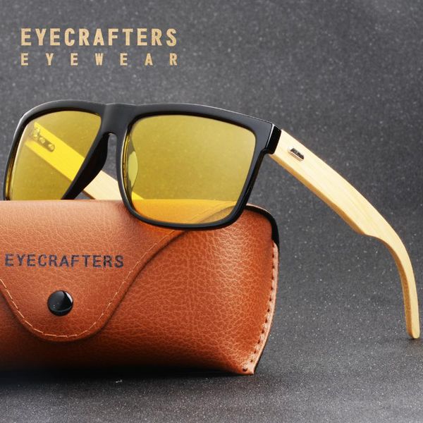 

2020 retro bamboo wood sunglasses polarized men women brand designer goggles tortoise brown mirrored coating eyewear uv400, White;black