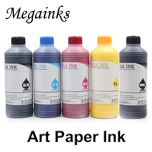 

ink refill kits 250ml 5 pcs art paper pigment for all brand flatbed inkjet printer dx4 dx5 dx6 dx7 printhead roland mimaki mutoh