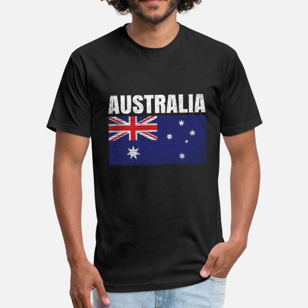 

australia flag vintage australian national t shirt men printed cotton crew neck male fitness new style spring letters shirt