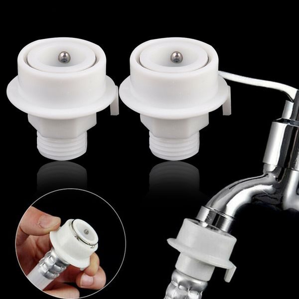 

2 pcs plastic water tap connectors home durable washing machine part joints pipe