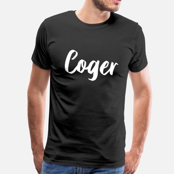 

coger mexican slang t shirt men customize cotton plus size 3xl homme fitness building summer pattern shirt
