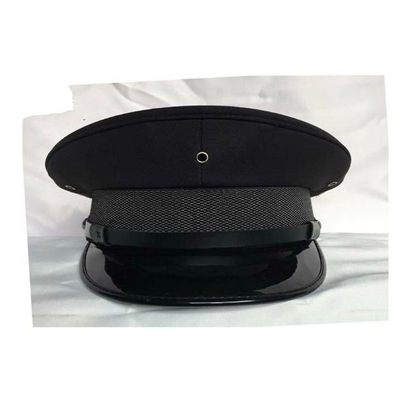 

wide brim hats hat thick black security duty cap bright leather big oversized 2021 fascinator mens, Blue;gray