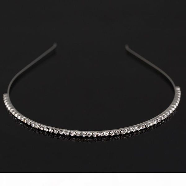 

fashion women's new silver crystal rhinestone hair band headband hair wear accessories h029