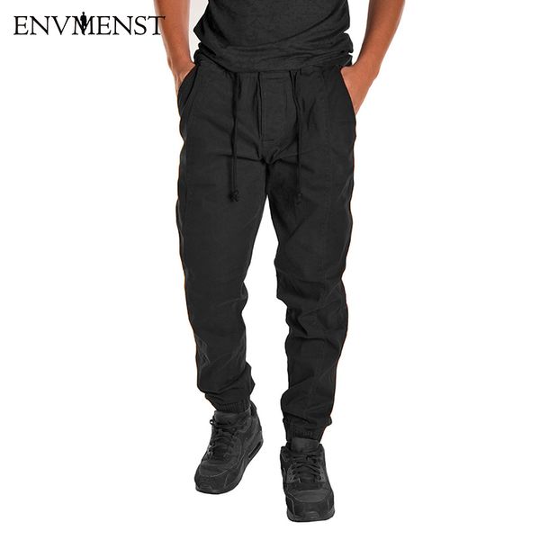 

envmenst mens casual pants trousers new joggers autumn style men's pure color leisure foot trousers multicolor -3xl, Blue