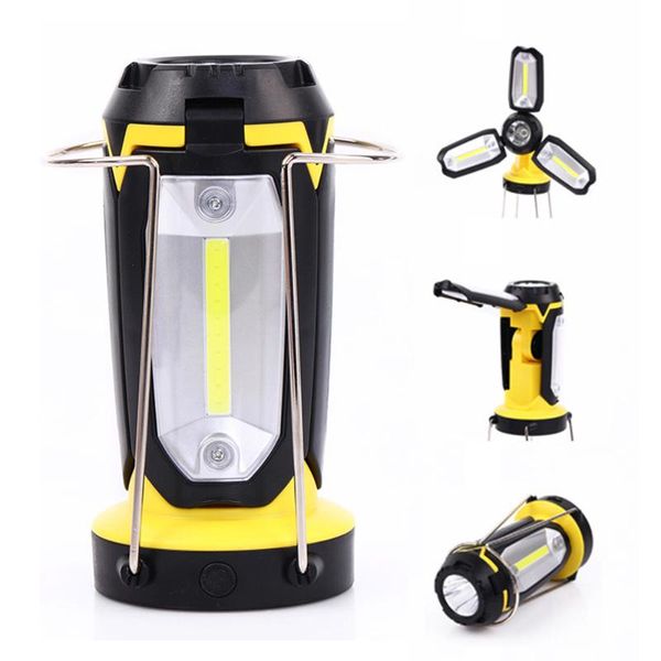 

camping light waterproof camp lamp led usb rechargeable dimmable spotlight work light searchlight emergency torch