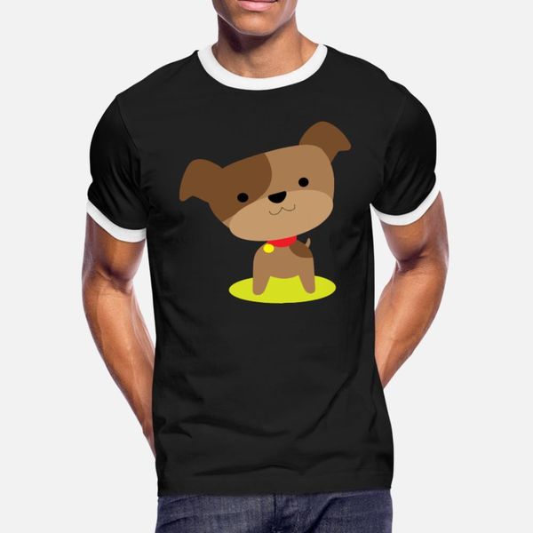 

маленького браун pup t shirt men вязаной хлопок плюс размер 3xl урожай солнечного света смешной весна семья рубашки