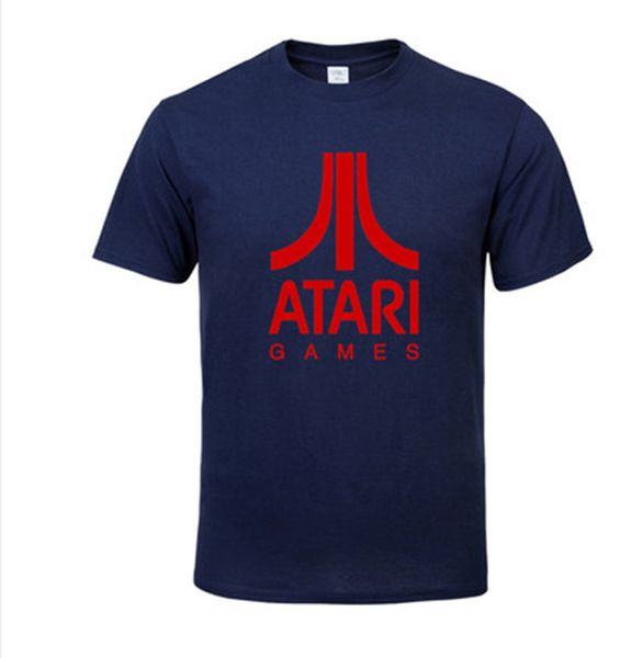 

new atari of atari printed t-shirt summer 100%cotton arcade enthusiasts comfortable swag tees 4xl, White;black