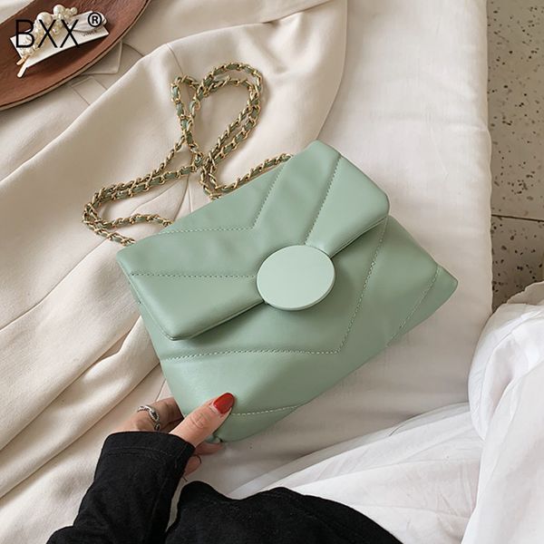 

bxx] pu leather solid color crossbody bags for women 2020 fashion lady shoulder handbags female travel cross body bag hn885