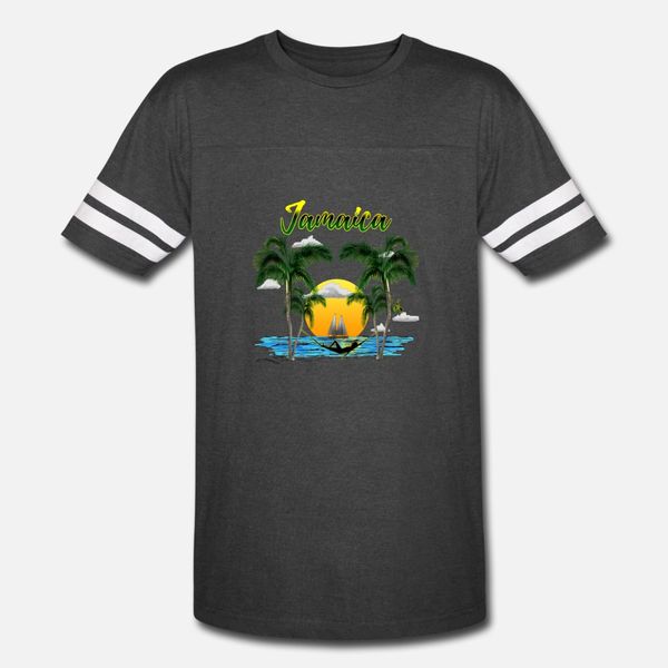 

jamaica island vacation t shirt men printed cotton crew neck kawaii crazy new style spring autumn standard shirt