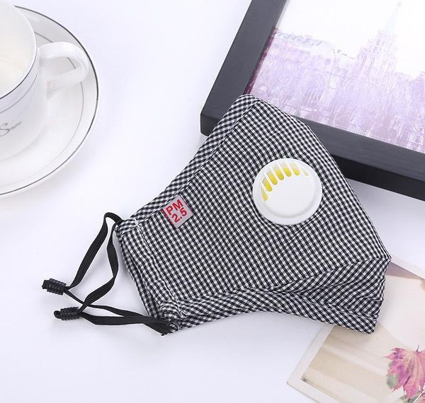 

anti pollen lattice designer reusable washable mask cloth cover smog face riding pm2.5 cotton hairclippersshop rcuus