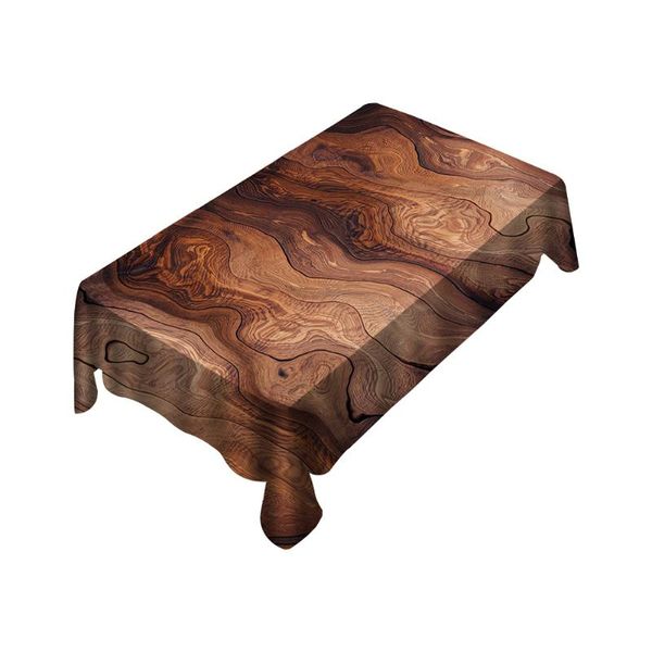

rectangle table cloth dining kitchen living room home decor cover picnic waterproof 3d pattern anti dust polyester desk