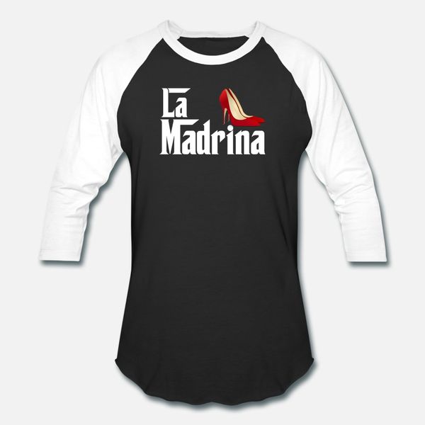 

la madrina godmother comadre godparent aunt women t shirt men personalized short sleeve o-neck normal fit breathable spring trend shirt