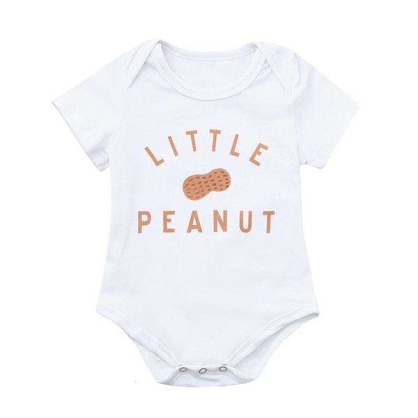 

cut babys boys clearance newborn baby boy girl clothes short sleeve romper letter playuit outfits clothes z0128, White
