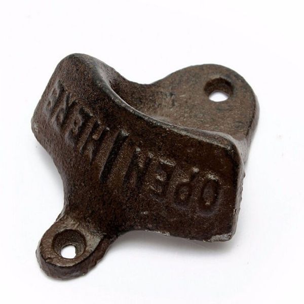 

new cast iron vintage rustic style collectable wall mounted beer bottle opener