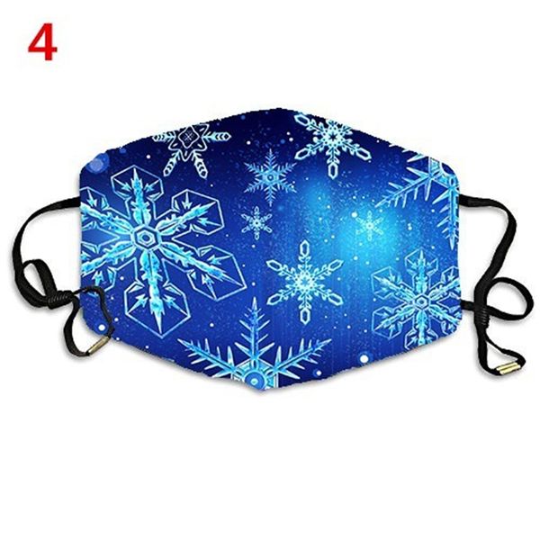 

new designer masks christmas face mask pm2.5 cotton mask anti dust snowflake christmas mouth cover washable reusable