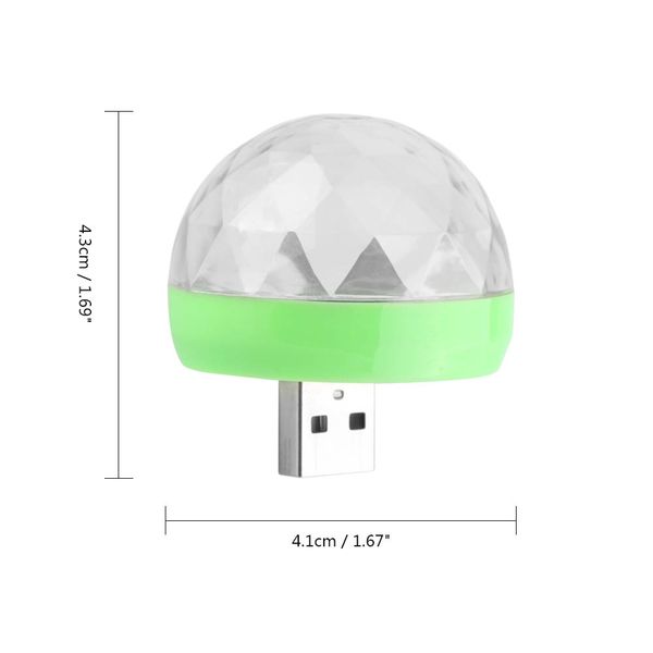 

mini usb led party lights portable crystal magic ball home party karaoke decorations colorful stage led disco light