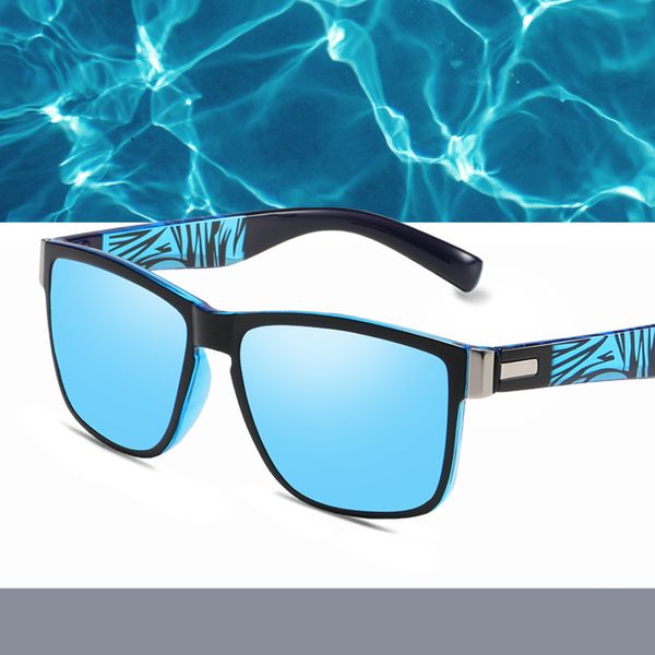 

sunglasses style polarized square for men and women 8851, White;black