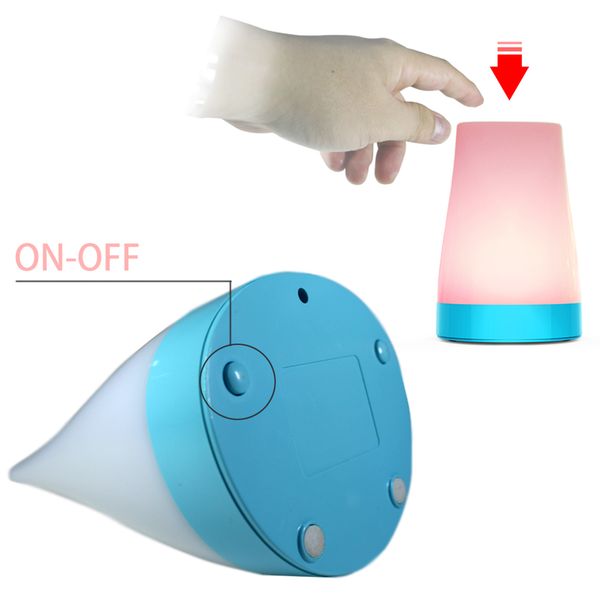 

beside table lamp led night light usb rechargeable lamp muti-colour light portable lamp for bedroom living room baby