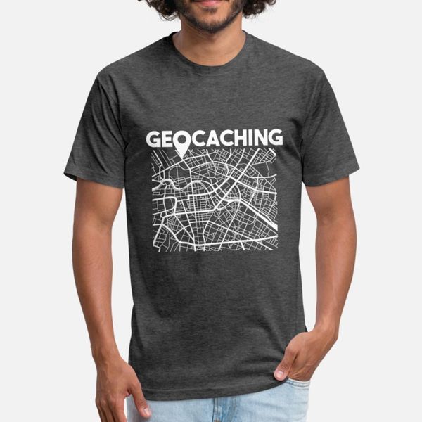 

geocaching t shirt men custom short sleeve crew neck costume famous humor spring autumn normal shirt