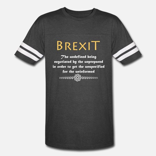 

brexit t shirt men designer 100% cotton crew neck solid color interesting building spring letters shirt