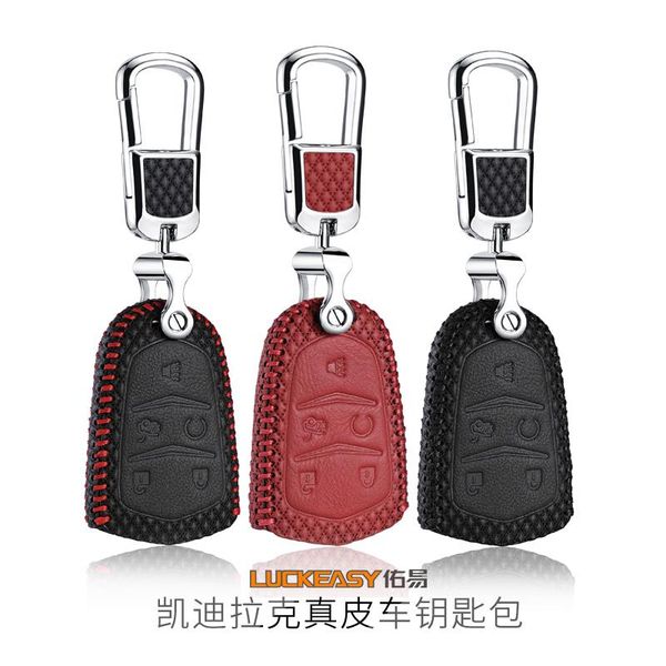 

layer leather keyboard cover 2016-2020 for cadillacs xts slts cts atsl srx ct6 remote control car accessories