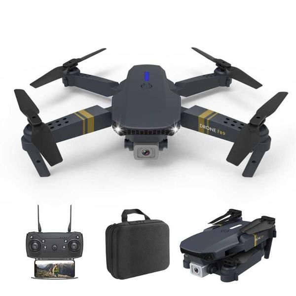 

drones f89 app control image transmission beginners mini portable wifi kids dual camera travel 4k hd foldable drone headless mode