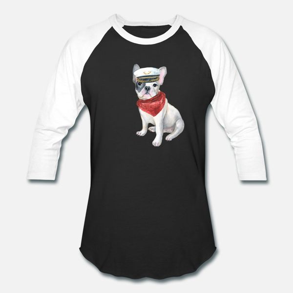 

frenchie french bulldog bandana red captains hat t shirt men designer short sleeve crew neck outfit fitness funny summer style cool shirt