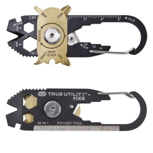 

outdoor 20 in 1 pocket multi tools edc useful opener keychain survival tool bottle opener wrench screwdriver
