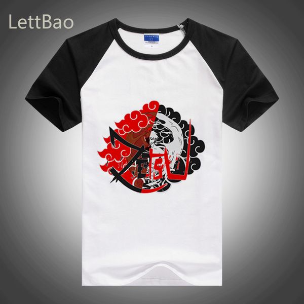 

hip hop men's tshirt zetsu akatsuki naruto shippuden naruto printed anime t shirts short sleeve harajuku t shirt