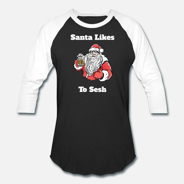 

santa likes to sesh t shirt men knitted cotton s-xxxl clothes interesting basic summer outfit shirt