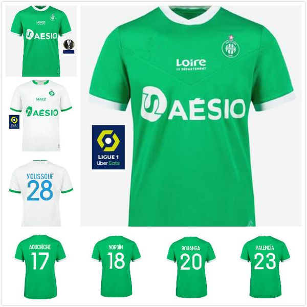 

20 21 maillot as saints-Ã©tienne 2020 soccer jerseys home away asse st etienne khazri beric boudebouz nordin kids hamouma football shirts, Black