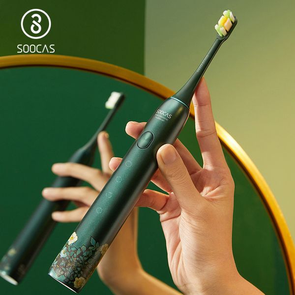 

soocas van gogh customized x3u sonic electric toothbrush automatic ultrasonic toothbrush rechargeable ipx7 waterproof toothbrush