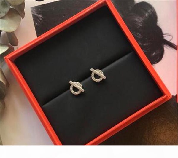 

luxury designer earrings simple round gourd earrings with women christmas luxury birthday new year christmas gift, Golden;silver