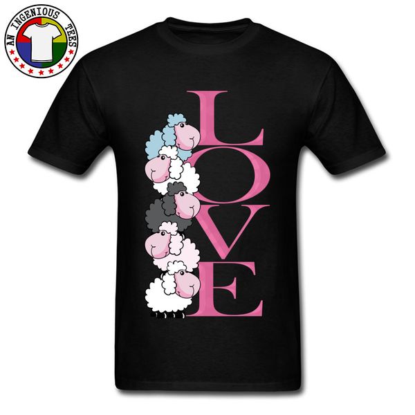 

баранчик graphic tee shirt мужчины o-образный вырез 100% хлопок смазливые животных футболка для мальчика с коротким рукавом студент футболок