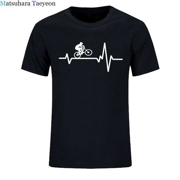

new summer fashion casual short-sleeved t-shirt cycling mountain bike print brand tshirt clothing cotton mens tee high quality