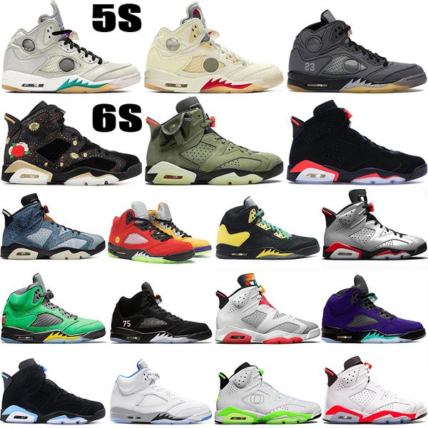 

5s sail 5 what the alternate grape mens basketball shoes 6 travis cactus jack 6s bred black muslin unc infrared men sports sneakers