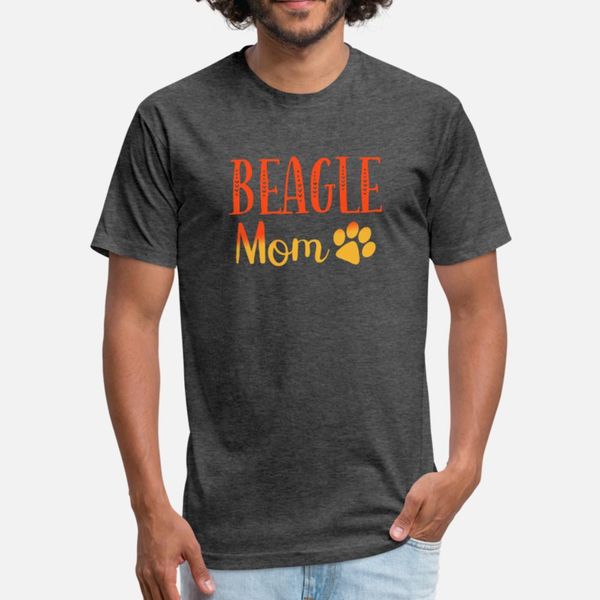 

beagle mom t shirt men create tee shirt s-xxxl leisure loose new fashion summer style standard shirt