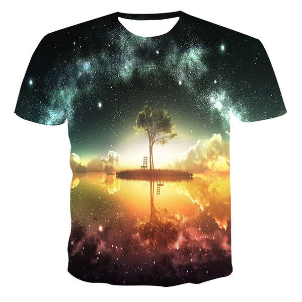 

summer men breathable splicing printing 3d print shirts graphic graphic hentai men clothing