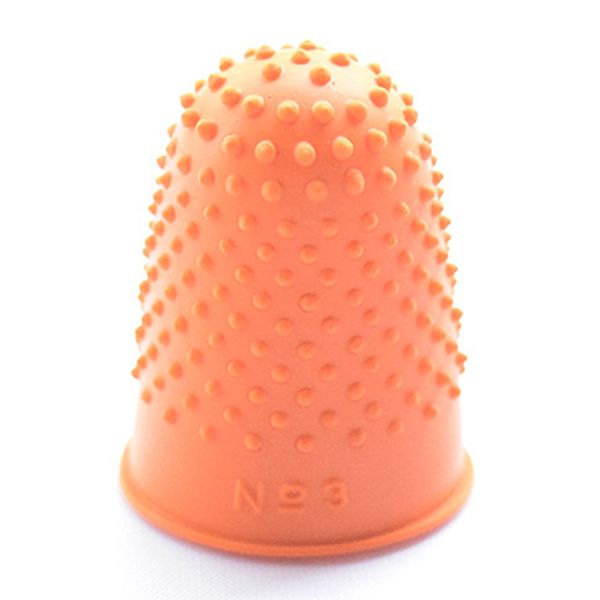 

5pcs sewing protector counting quilter rubber thimble needlework finger tip