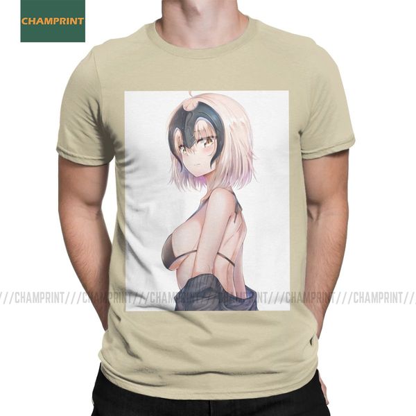 

jeanne alter fate grand order men's t shirts buster fgo arts extra attack funny tee shirt short sleeve t-shirts pure cotton