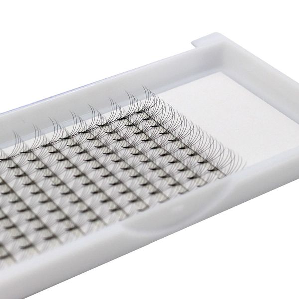 

the latest style in 2020 12 rows 0.07mm d curl sharp stem volume fans eyelash extension 5d russian volume lash cilia