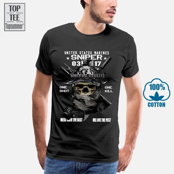 

usmc sniper t shirt no fear us marines semper fi do or die military tee