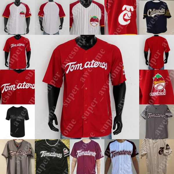 

mexicali tomateros de culiacan jersey charros de jalisco aguacateros de michoacan baseball jerseys all stiched blank no name red white, Blue;black