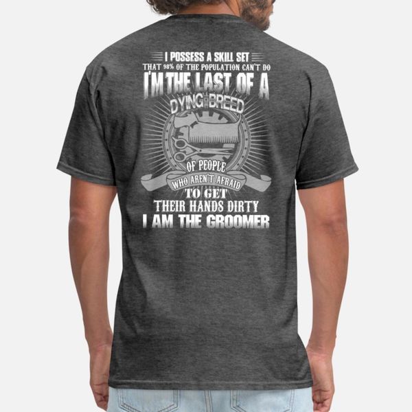 

groomer dog groomer groomer t shirt men create tee shirt s-xxxl natural gift new fashion spring trend shirt