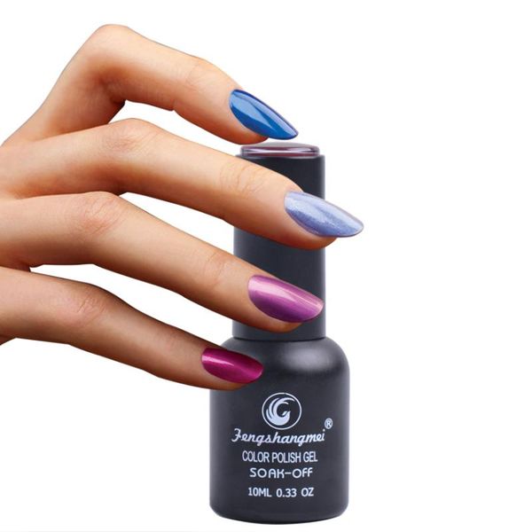 

nail gel fengshangmei varnishes professional shining manicure polish uv, Red;pink